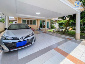 *****บ้านเดี่ยวมือสองย่านนนทบุรี ม.ศุภาลัยพาร์ควิลล์ วงแหวน-ราชพฤกษ์ เนื้อที่กว้าง 63 ตร.ว. ฟังก์ชัน 3 ห้องนอน 3 ห้องน้ำ ที่จอดรถ 2 คัน บ้านหลังใหญ่ ตกแต่งภายในสไตล์โมเดิร์น การเดินทางสะดวกเชื่อมต่อถนนสะพานนนทบุรี-บางบัวทอง ถนนราชพฤกษ์ ถนนบางบัวทอง-สุพรรณบุรี